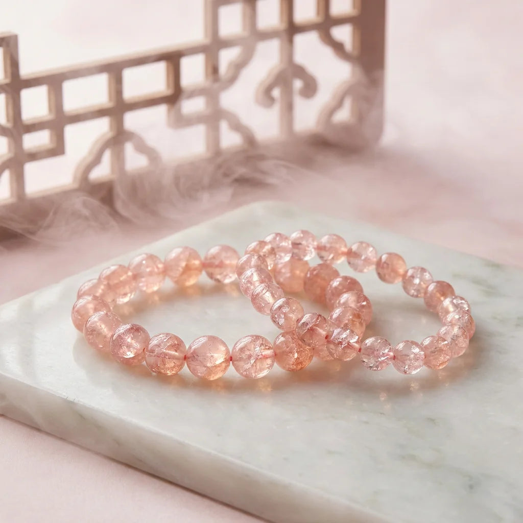 Master Selection: Harmony Bond - Rose Quartz Healing Bracelet